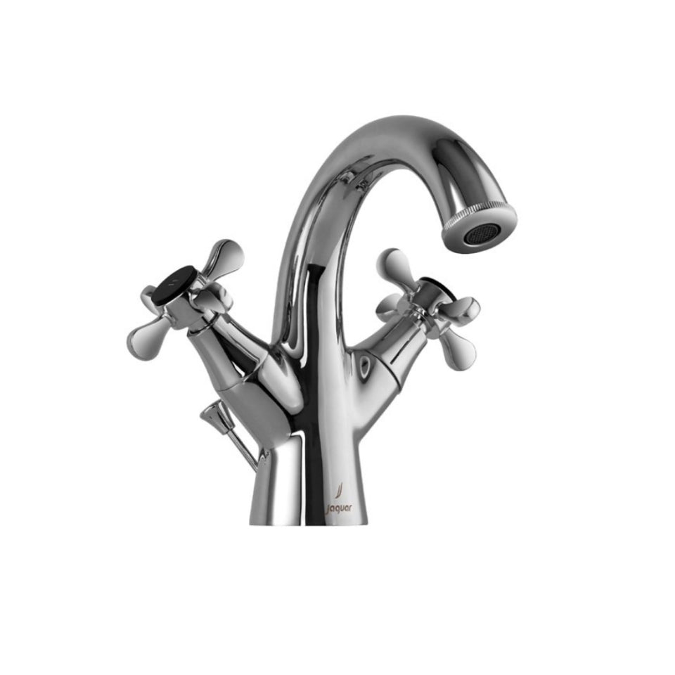 Central Hole Basin Mixer with Pop‑up Waste System (QQP‑CHR‑7169BPM)