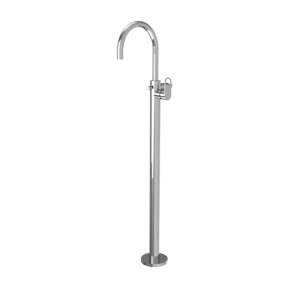 Exposed Parts of Floor Mounted Single Lever Bath Mixer – Chrome ORP‑CHR‑10121KPM