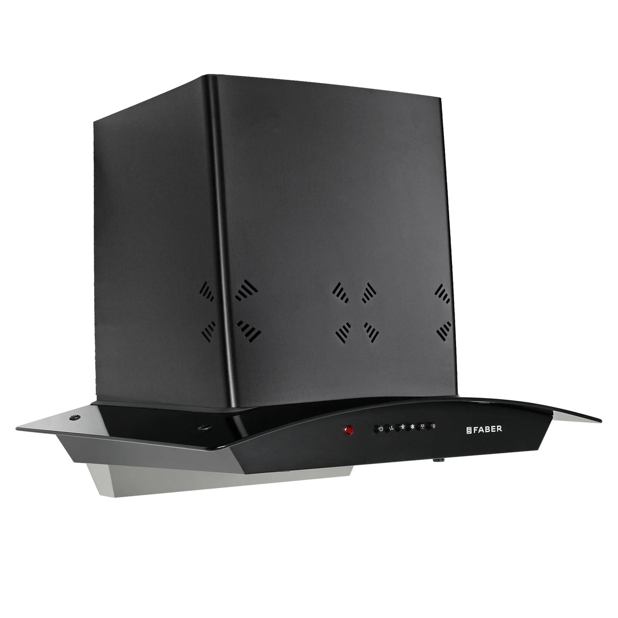 HOOD ACE PRO 3D IN HC PB FL BK 60 cm Wall Mounted Filterless Auto-Clean Chimney with Push Button Control, 1150 m³/hr Suction – 325.0703.843