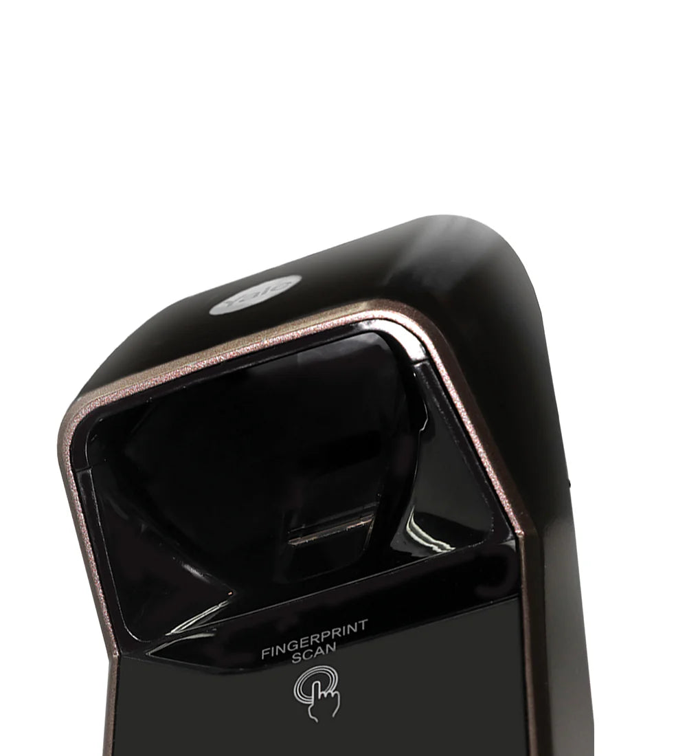 YDM 4115-A Series Biometric Smart Lock (Brown)