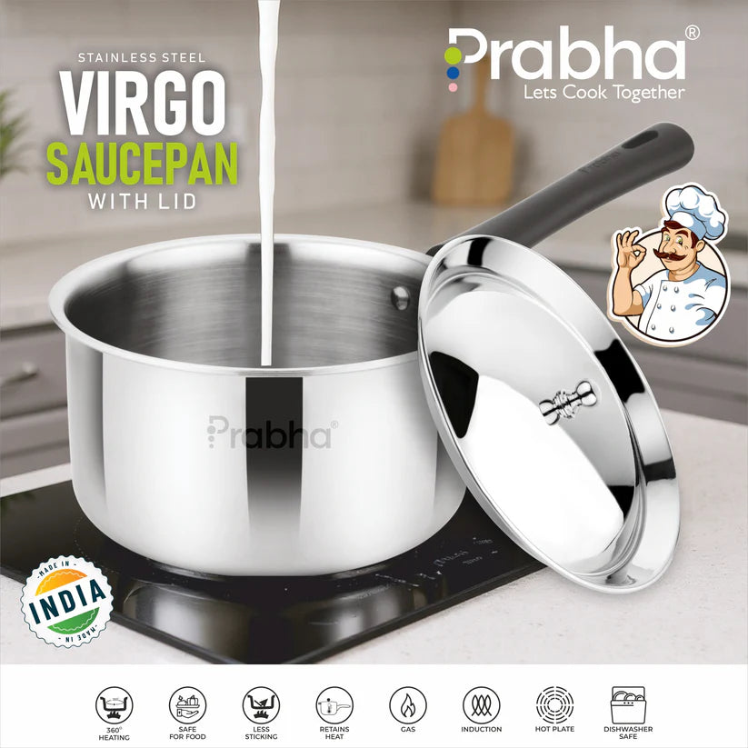Virgo Saucepan With Lid 1.3L, 16cm