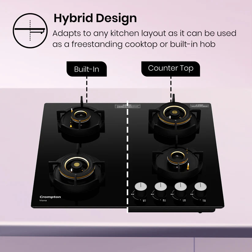 Hob Viona 60 cm 4 Burner