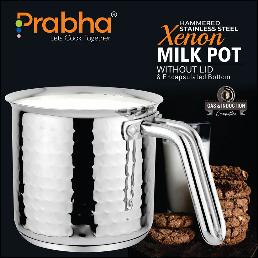 Xenon IB Hammered Milkpot Without Lid – 2.5L, 17cm