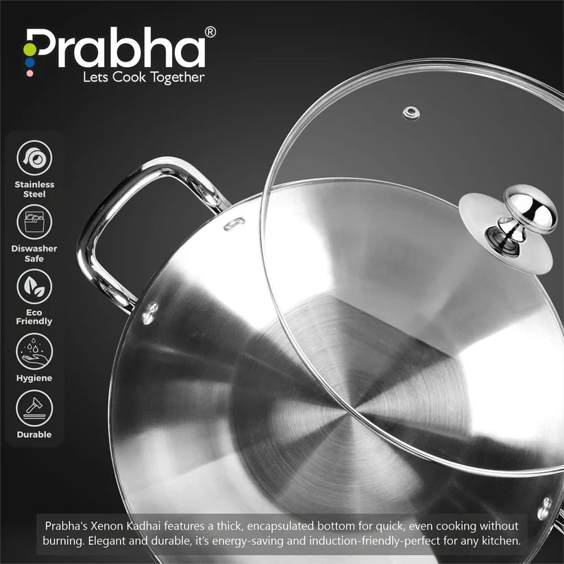 Xenon IB Kadhai With Lid – 2L, 20cm