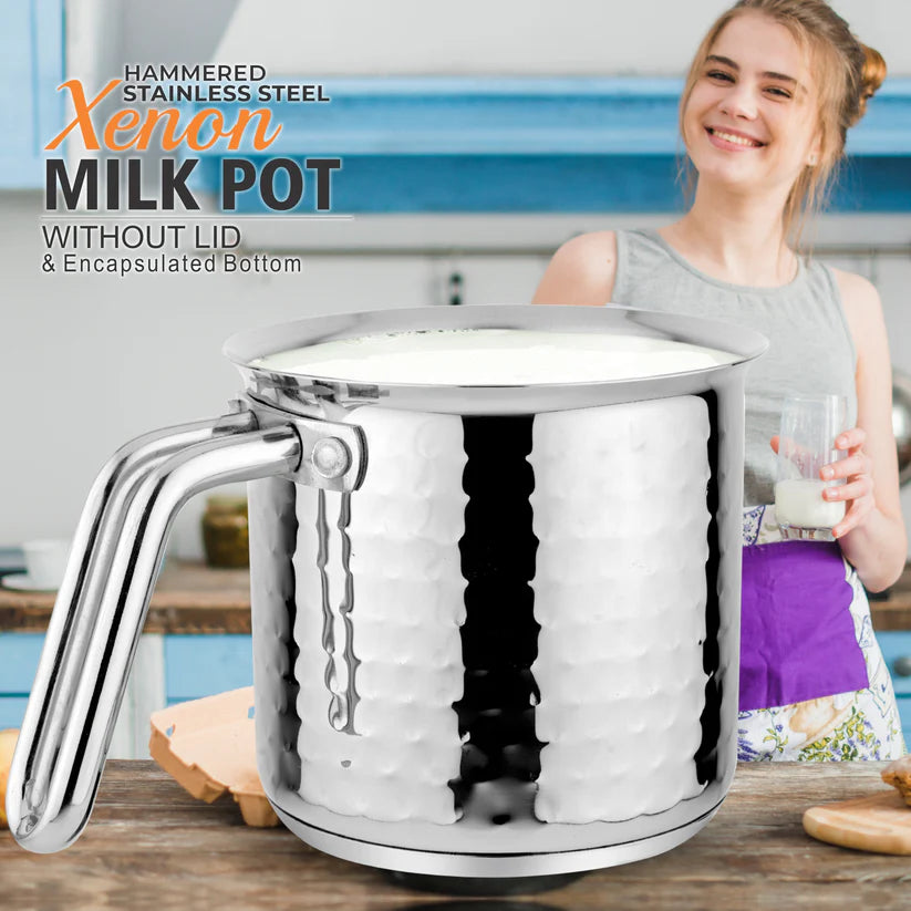 Xenon IB Hammered Milkpot Without Lid – 2.5L, 17cm