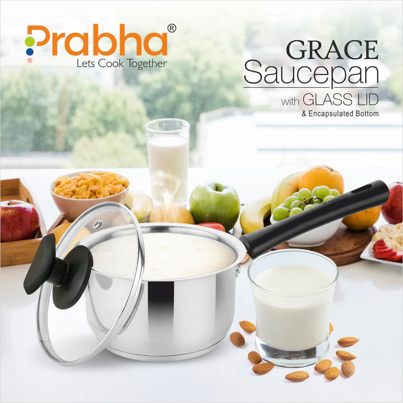 Grace IB Saucepan With Lid – 1.2L, 14cm