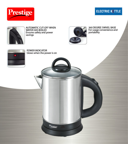 Stainless Steel 1500 Watts Electric Kettle - PKGSS 1.7