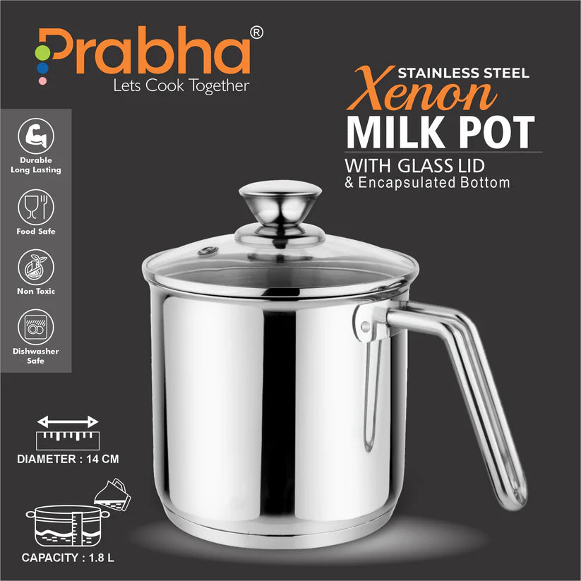 Xenon IB Milkpot With Lid – 1L, 11cm