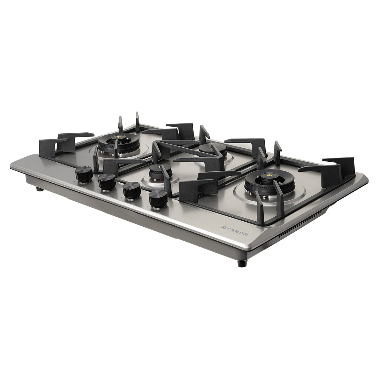 HOB INSPIRIA 904 BR AI FFD SS PNG 90 cm 4 Burner Built-In Gas Hob with Flame Failure Device, SUS 304 Stainless Steel