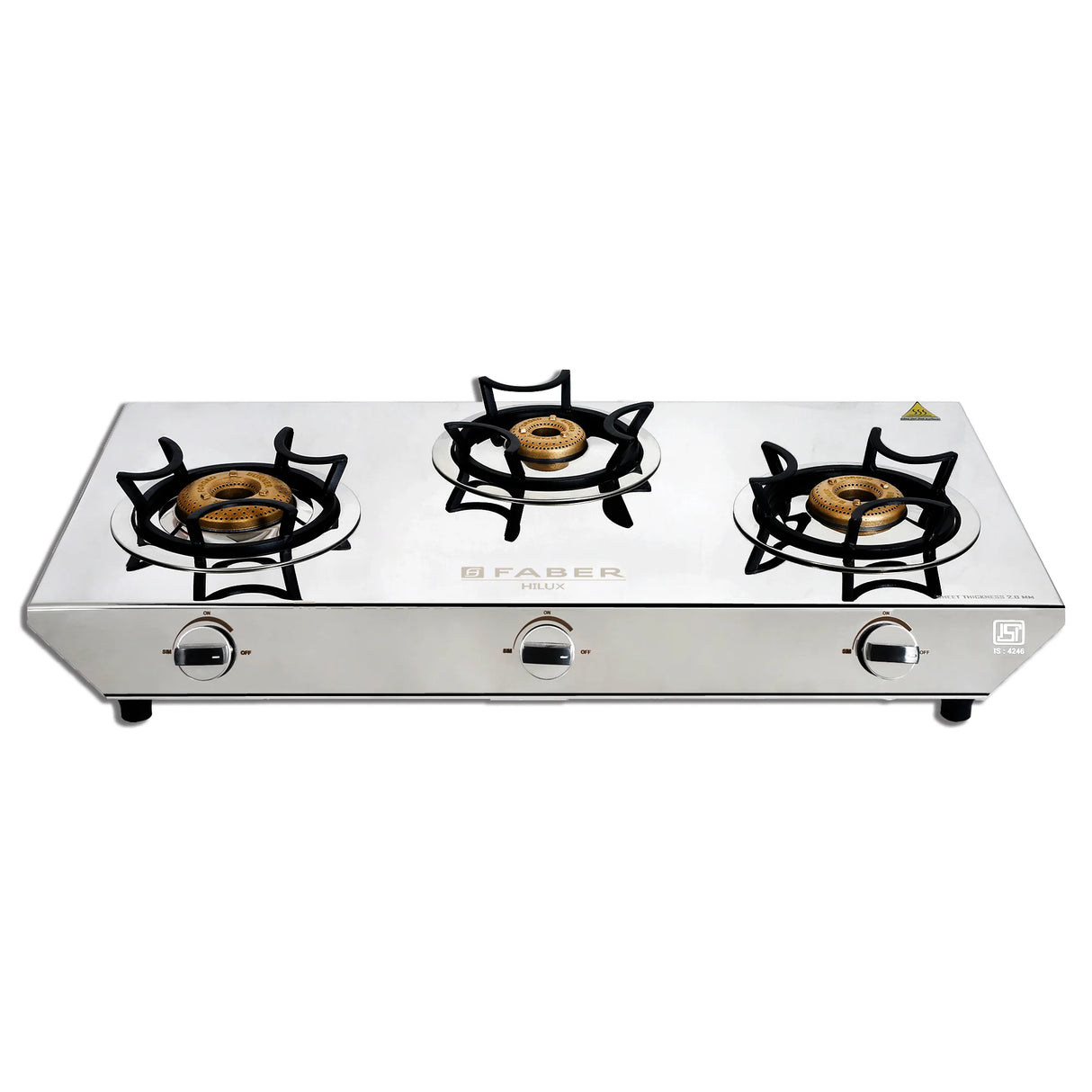 COOKTOP HILUX MAX 3BB SS