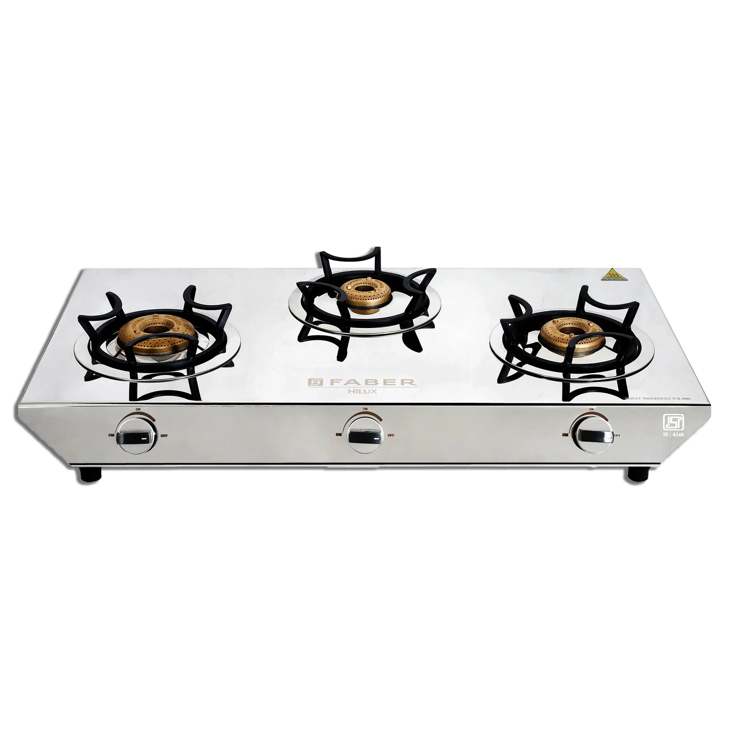 COOKTOP HILUX MAX 3BB SS