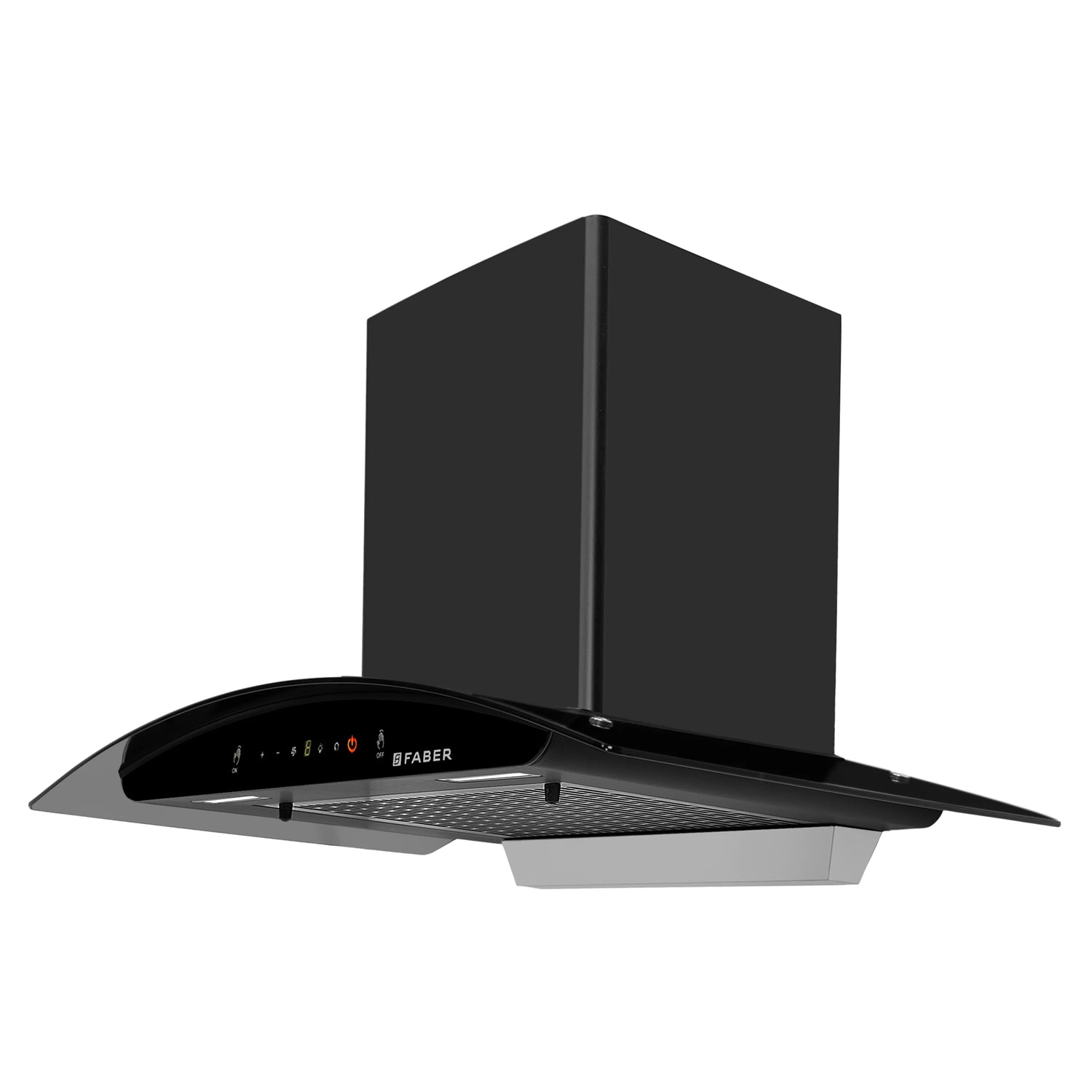 HOOD MYSTIC BLDC FL HC BK 90 Wall Mounted Chimney with 1500m³/hr Suction, Heat Auto Clean, 9 Speed, Gesture & Remote Control - 325.0718.163