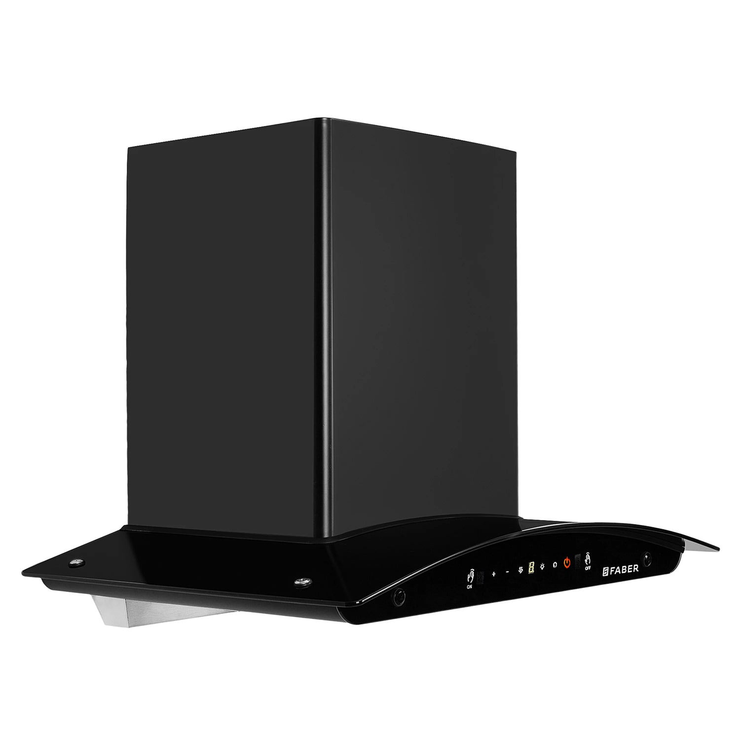 HOOD MYSTIC BLDC FL HC BK 60 Wall Mounted Chimney with 1500m³/hr Suction, Heat Auto Clean, 9 Speed, Gesture & Remote Control - 325.0718.161