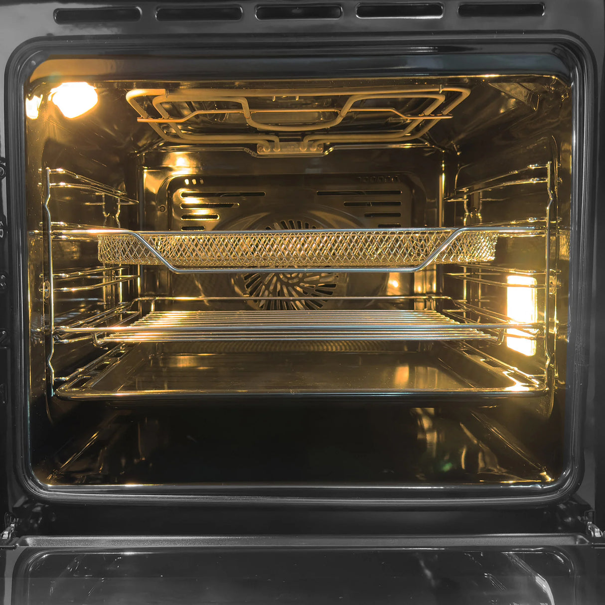 FBIO 81L 10F DIGI BK Built-In Oven with Air Fryer Function, 10 Cooking Functions & 3D Hot Air System