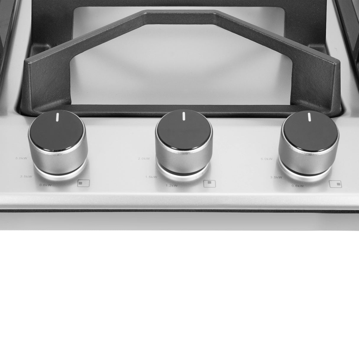 HOB INSPIRIA 753 BR AI FFD SS PNG 75 cm 3 Burner Built-In Gas Hob with Flame Failure Device, SUS 304 Stainless Steel