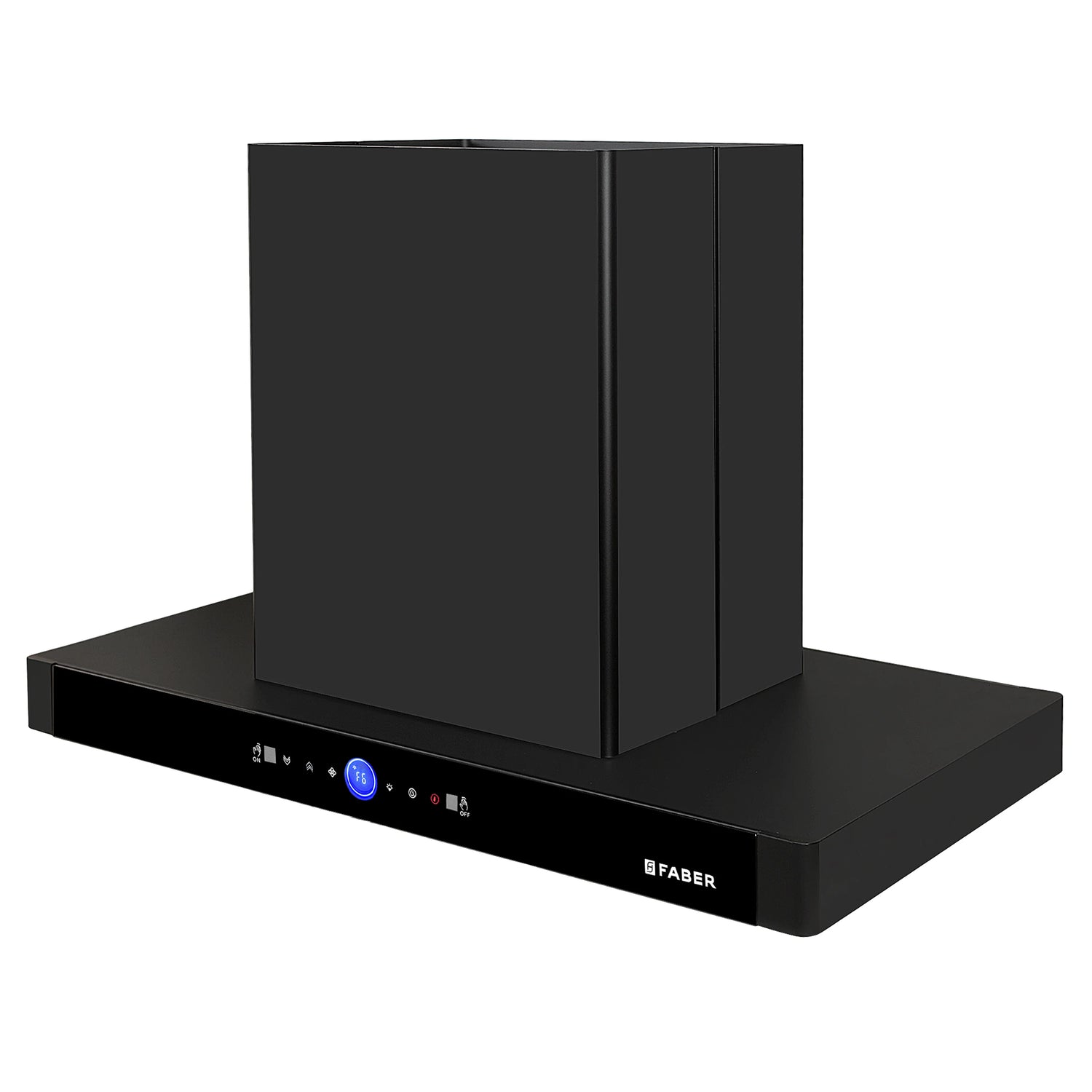 HOOD BLOOM FL BK 90 Island Chimney with 1500m³/hr Suction, BLDC Motor, Gesture & Dual Touch Control - 345.0717.217