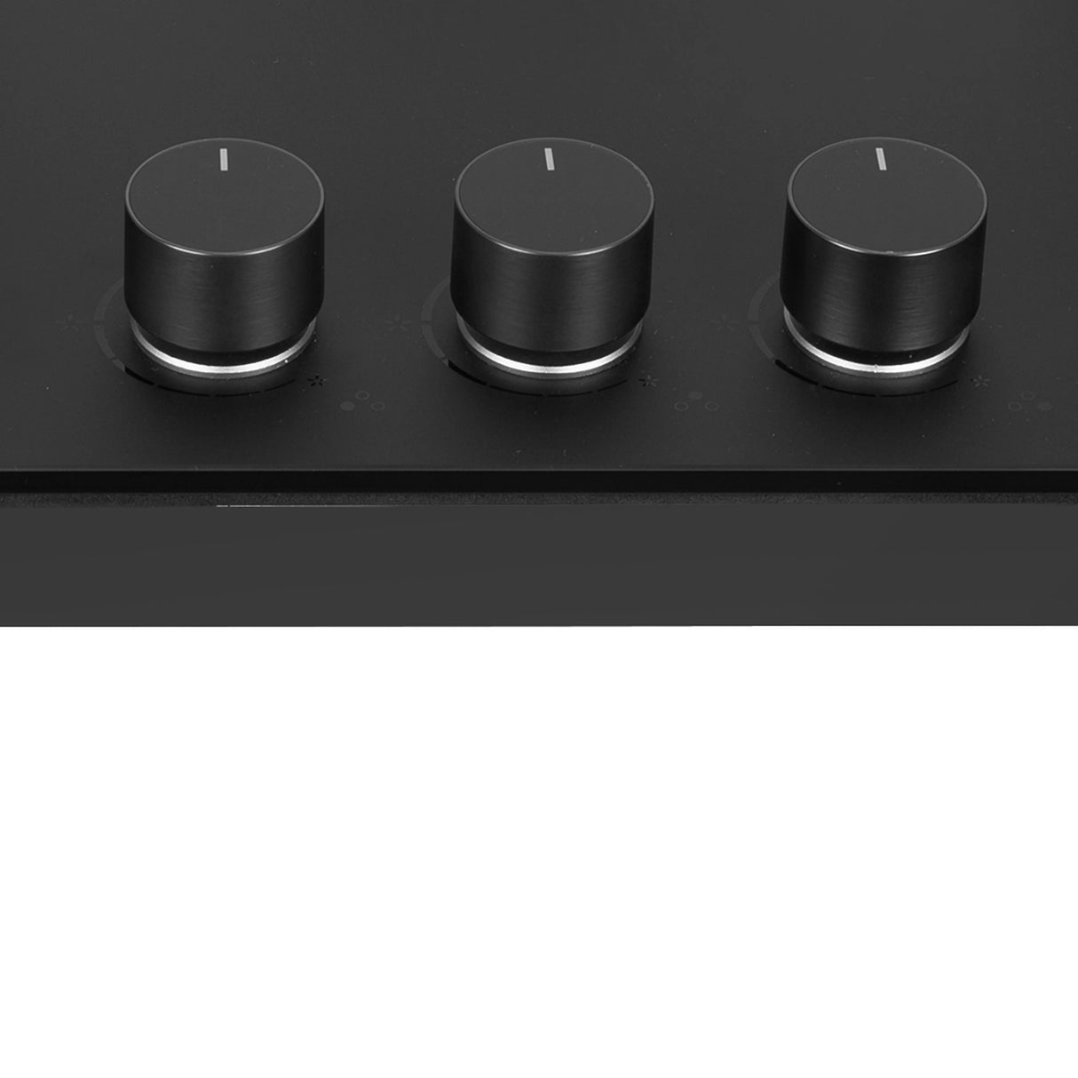 Hob Innova 753 BR AI FFD 75 cm 3 Burner Built-in Gas Hob Black Glass with Timer
