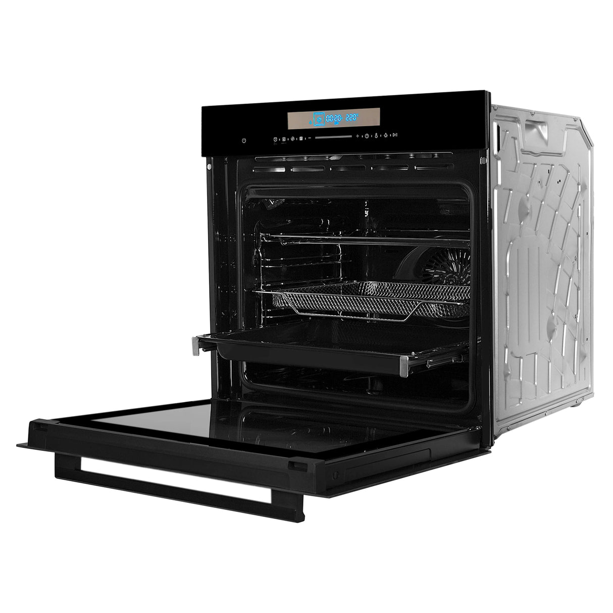FBIO 81L 14F AF BK Built-In Oven with Air Fryer, 14 Cooking Functions & 3D Hot Air Circulation