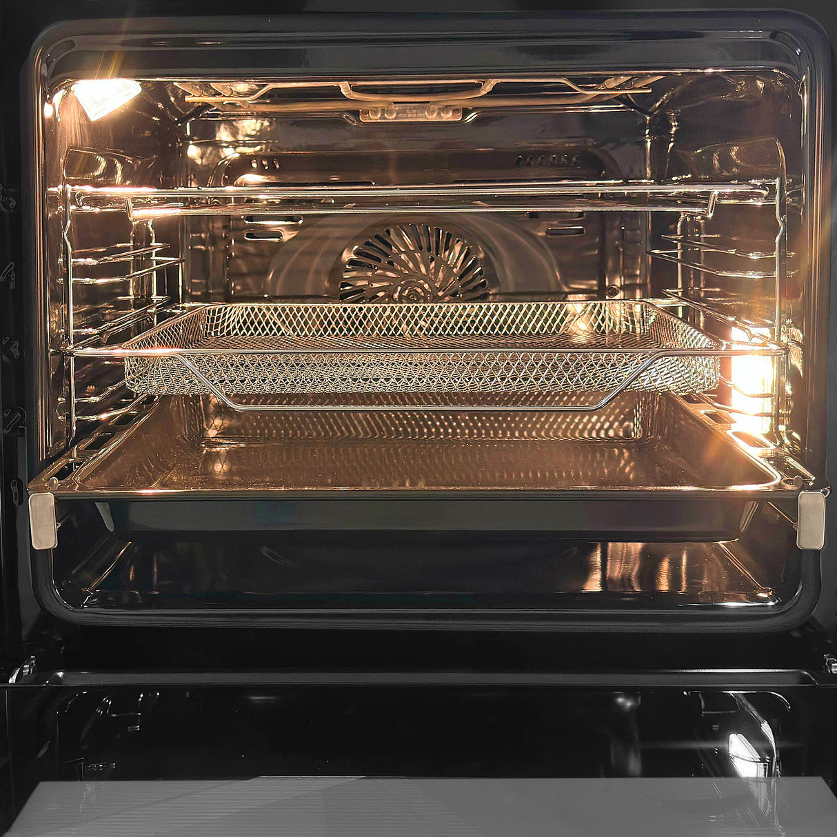 FBIO 81L 14F AF BK Built-In Oven with Air Fryer, 14 Cooking Functions & 3D Hot Air Circulation