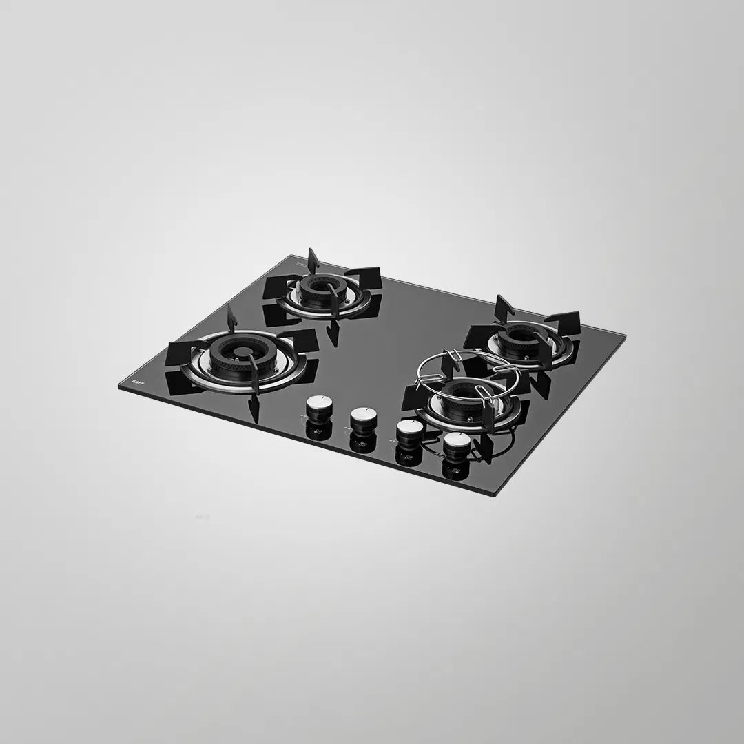 HBR 604 A 60cm Built-in Hob with 4 Brass Burners & Auto Ignition