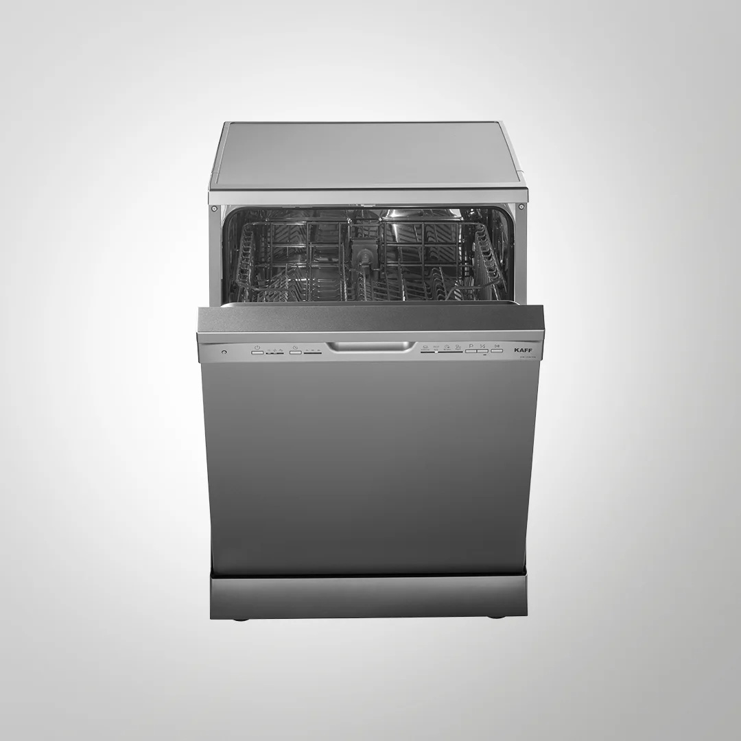 DW CENTRA 60 Premium Silver Finish Front Free Standing Dishwasher
