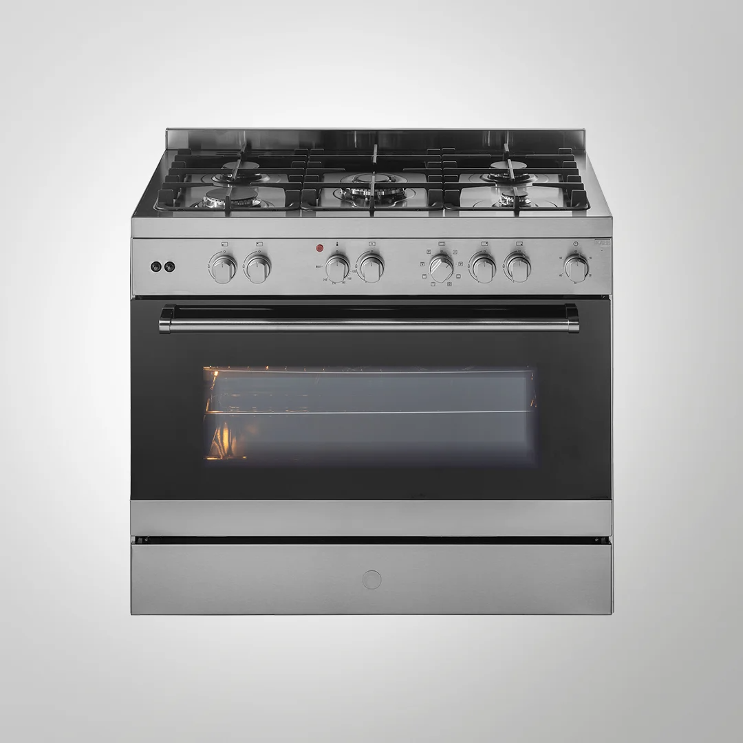KGM 90 – 90cm Cooking Range with 100L Electric Oven & 5 Gas Burners