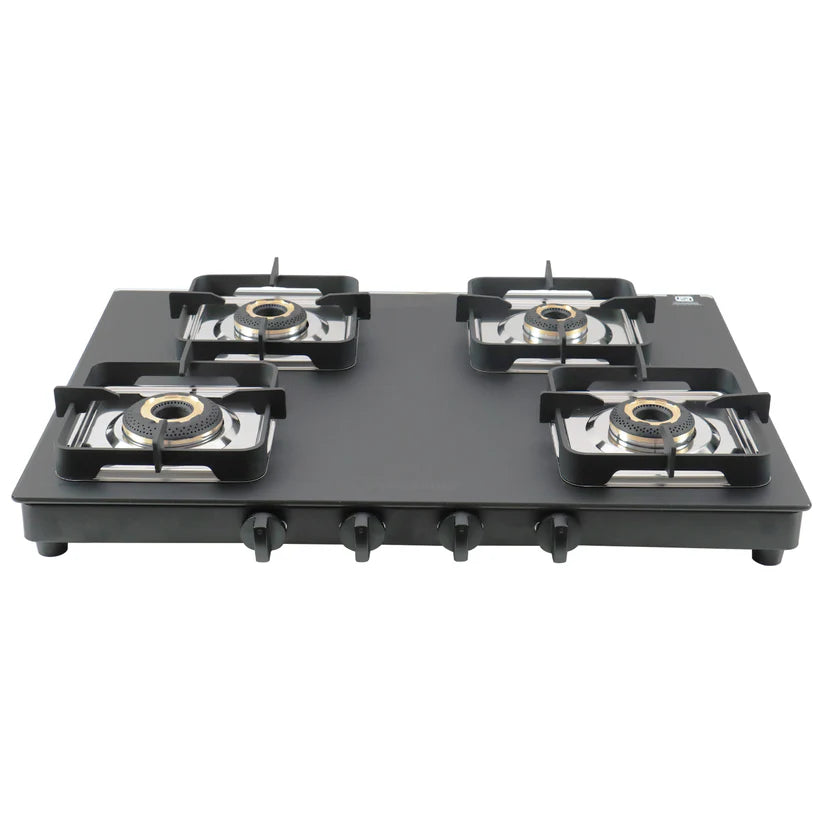 Thar 4 Burner Matte Glass Cooktop Manual Ignition