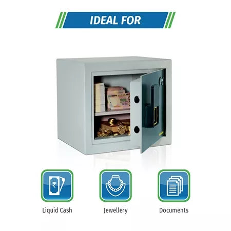 Citadel 45 V1 (Grey) Heavy-Duty Home Locker with Key Lock