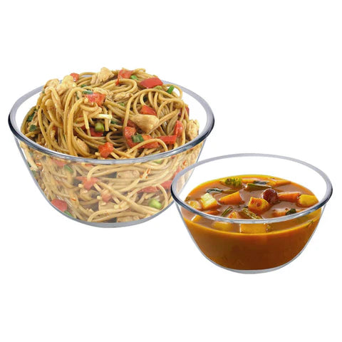 Mixing & Serving Bowl Set of 2 Oven, Micro, Fridge Safe 1.3ml 1.7ml