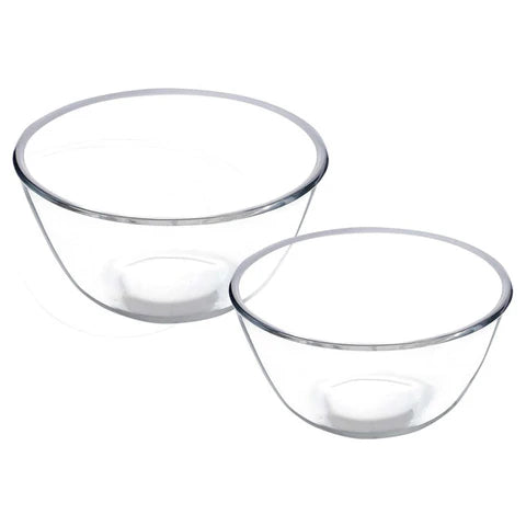 Mixing & Serving Bowl Set of 2 Oven, Micro, Fridge Safe 1.3ml 1.7ml