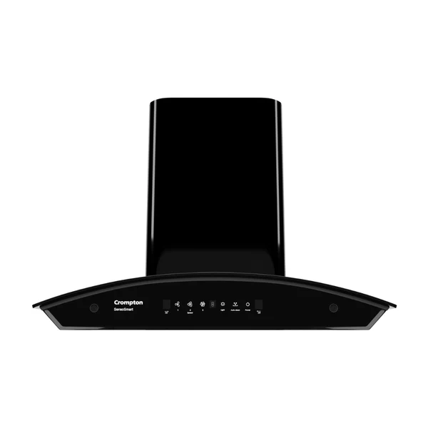 Crompton CHD-SSC60BFE-MBL-Curved Wall Mounted Chimney SensoSmart 60 cm