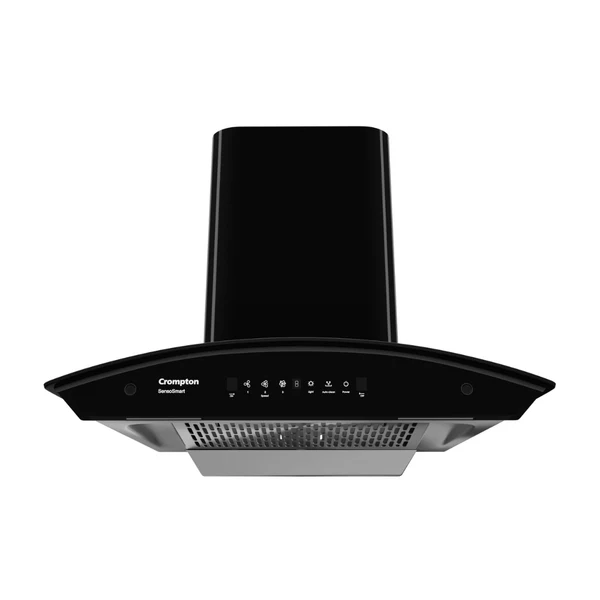 Crompton CHD-SSC60FLE-MBL-Curved Wall Mounted Chimney SensoSmart 60 cm