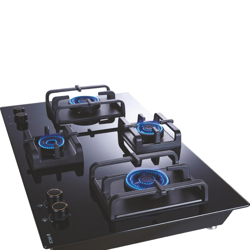 FLEXI DFS PRO AB 4B 70 DX Toughened Glass, Auto Ignition Fully Sealed 4 Burners