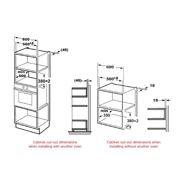 Enzo Built-In Microwave Oven – 28L, Grill Function, 21 Auto Cook Programs, Touch Control, 538.31.590