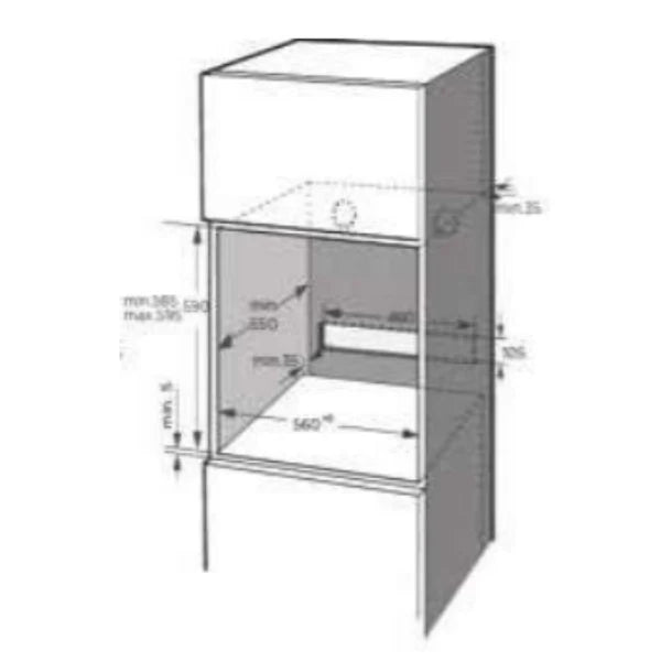 DIAMOND ORB 77 BIO Built-In Oven – 72L, 14 Cooking Modes, Infrared Grill & Meat Probe, LED Knob Control, 538.61.471