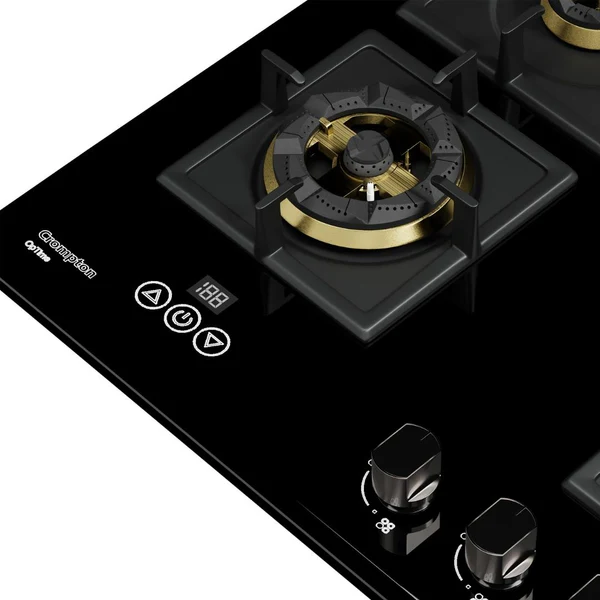 Crompton HOB-OPFB604TI-MBL-Built-InGasHob 4 Burner Hob Optime Series 60 cm