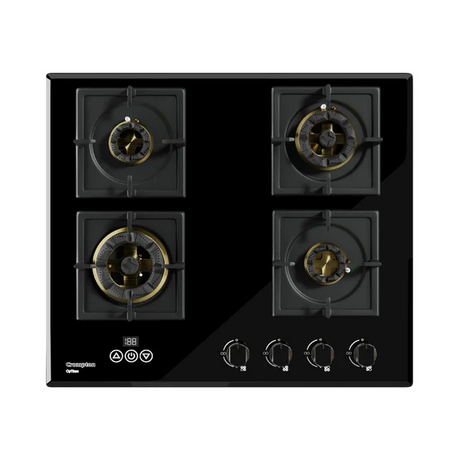 Crompton HOB-OPFB604TI-MBL-Built-InGasHob 4 Burner Hob Optime Series 60 cm