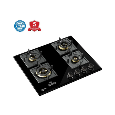 Crompton HOB-OPFB604TI-MBL-Built-InGasHob 4 Burner Hob Optime Series 60 cm