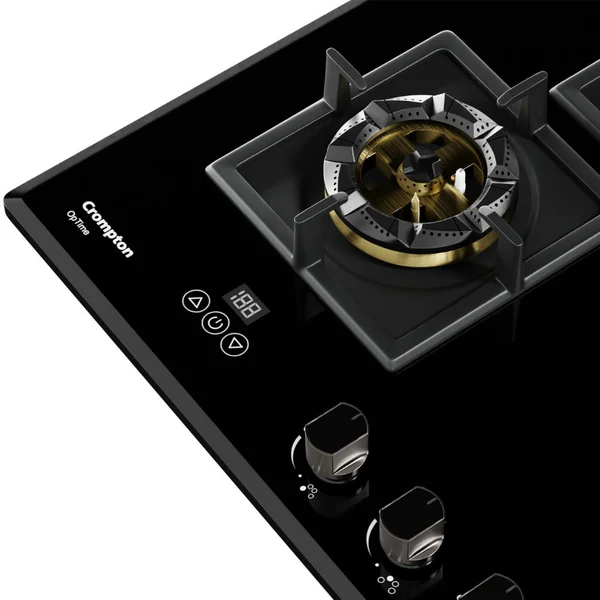 Crompton HOB-OPFB784TI-MBL-Built-InGasHob 4 Burner Hob Optime Series 78 cm