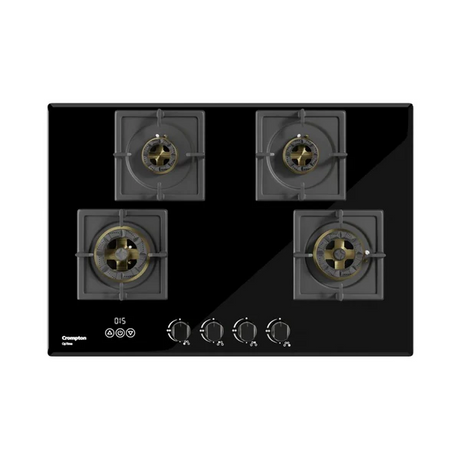 Crompton HOB-OPFB905TI-MBL-Built-InGasHob 4 Burner Hob Optime Series 90 cm