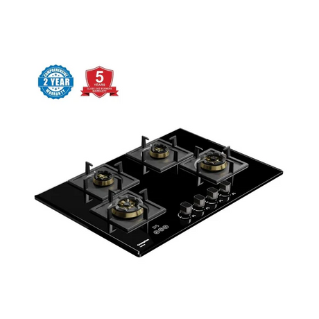 Crompton HOB-OPFB905TI-MBL-Built-InGasHob 4 Burner Hob Optime Series 90 cm