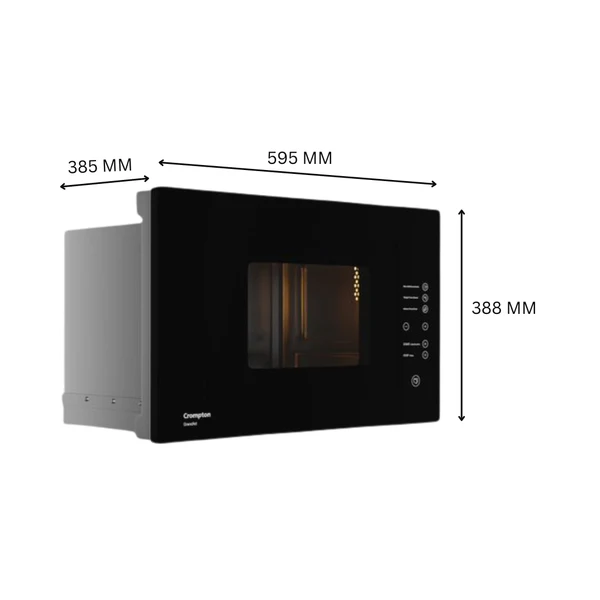 Crompton MWO-GACON25L-MBL-Built-In Convection Microwave Oven GrandArt Series