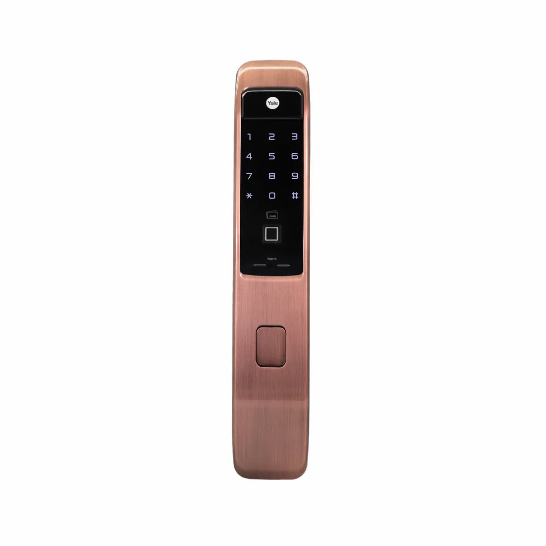 YMI 70 RB - A Series Push Pull Smart Lock (Red Bronze)