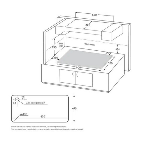 Electrolux EHG9430BCI 90cm
