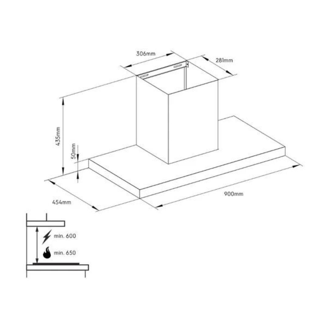 Electrolux ECT9623B 90cm
