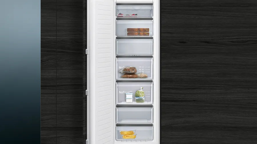 iQ700 GI81NHD30I Built-in Freezer 212L – 177.2 cm, noFrost, varioZone, Home Connect
