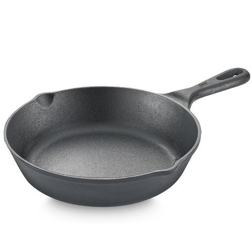 Prestige Cast Iron Scratch Resistant Round Base Fry Pan, 20cm (Black) 30558