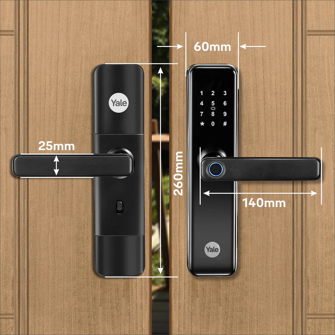 YDME 50 NxT Smart Door Lock (Black)