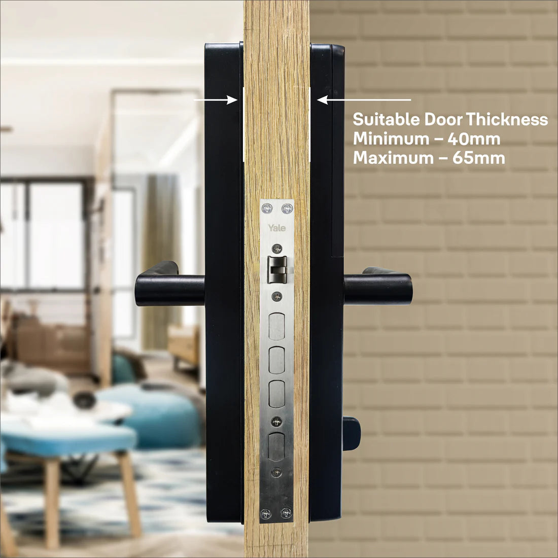 YDME 100 NxT Smart Door Lock (Black)