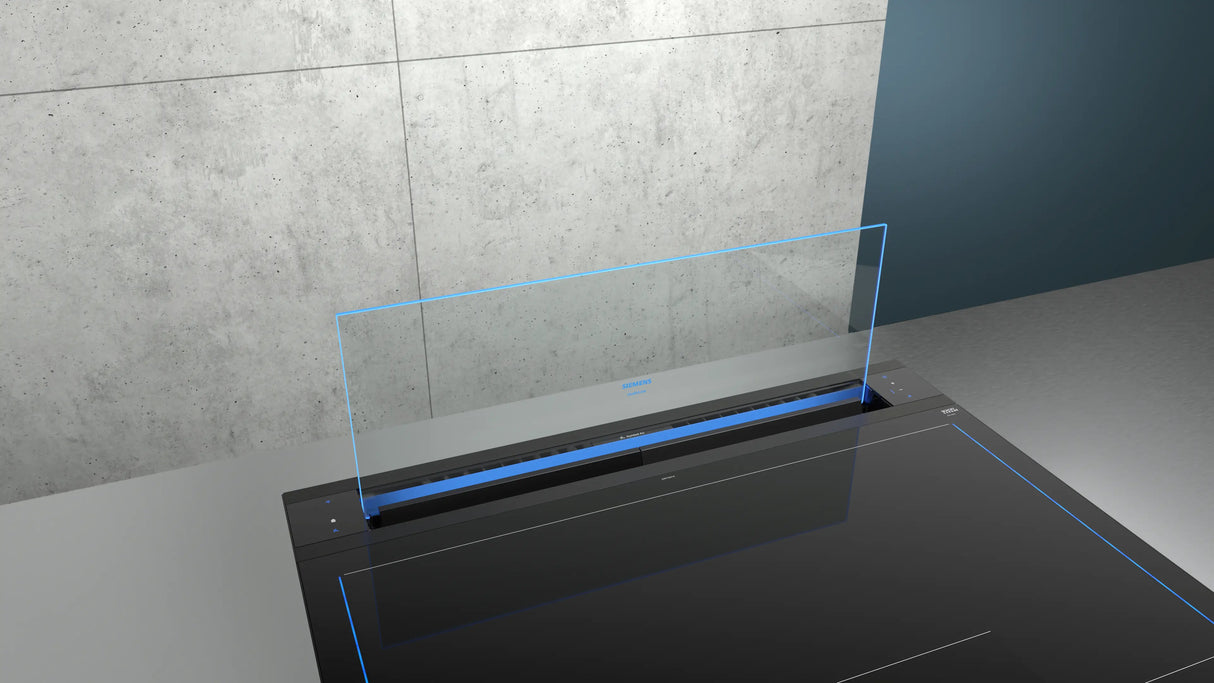 iQ700 90 cm Downdraft Hood Clear Glass Black - LD98WMM66